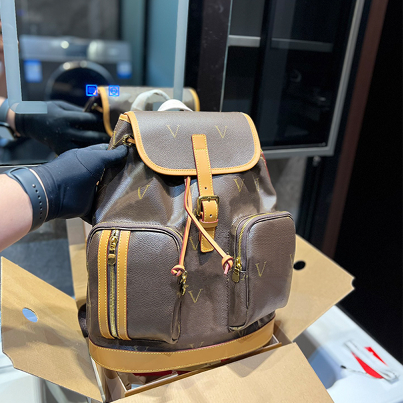 Mochila estilo bolsas designer bolsa feminina 2023 mais recente bolsa mais vendida mochila feita de couro de bezerro com excelente qualidade e grande capacidade