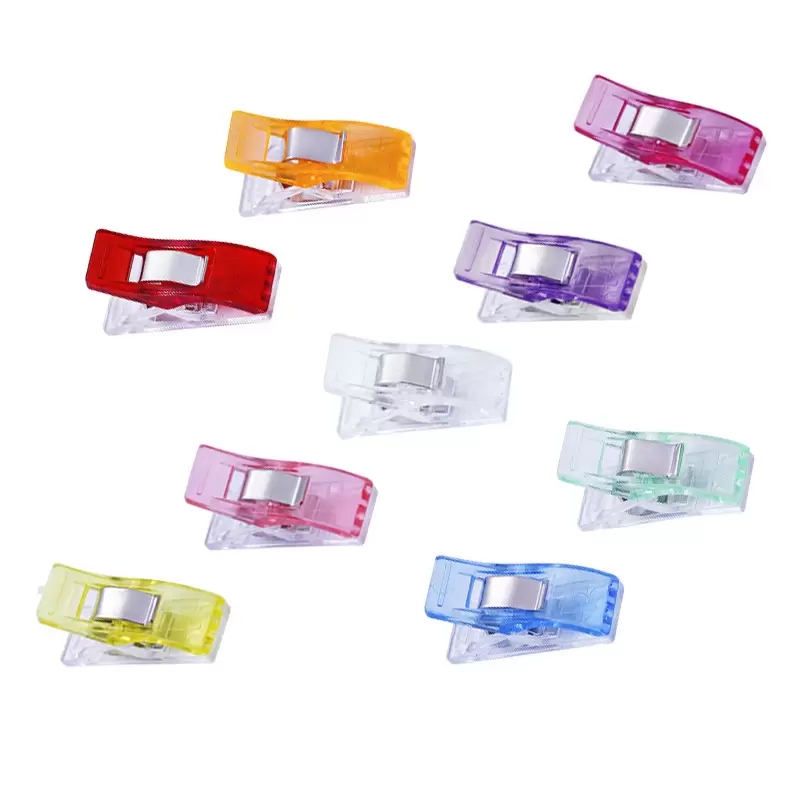 Newparty Favor Bindande klämma Hushållning Plastic Wonder Clips Holder For DIY Patchwork Fabric Craft Sying Sticking 