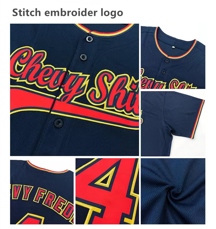 Custom Baseball Jersey Embroidered Logo Any Numbers Any Name Any Team Retro Mens Womens Youth Jersey