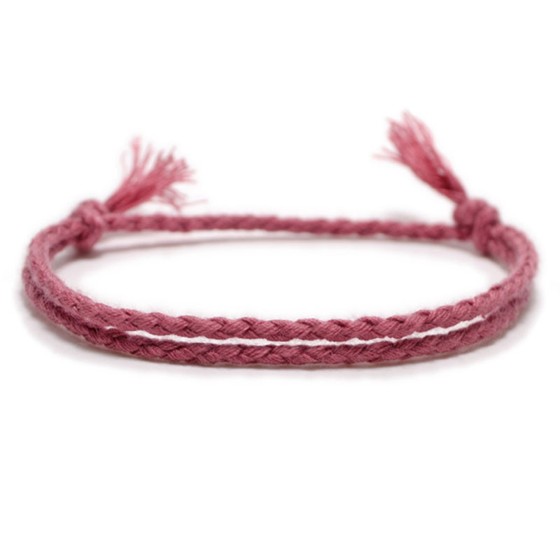 Colorful Handmade Woven Braided Cotton Rope Friendship Charm Bracelets For Women Men Lover Decor Jewelry