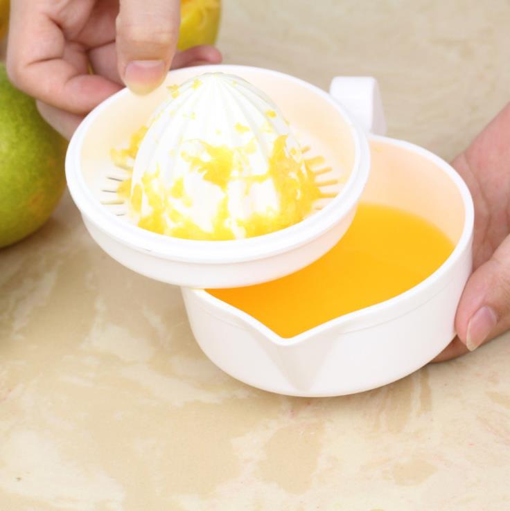 Lemon Orange Juicer Fruit Vegetable Tools Manual Squeezer Durable White Kitchen Tool Family Practical Juicers SN4121