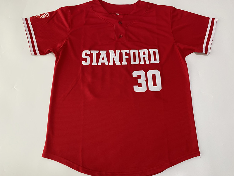 Ncaa College Stanford Cardinal Baseball Jersey Tommy Troy Braden Montgomery Owen Cobb Alberto Rios Malcolm Moore Eddie Park Drew Bowser Carter Graham Nick Dugan 4X