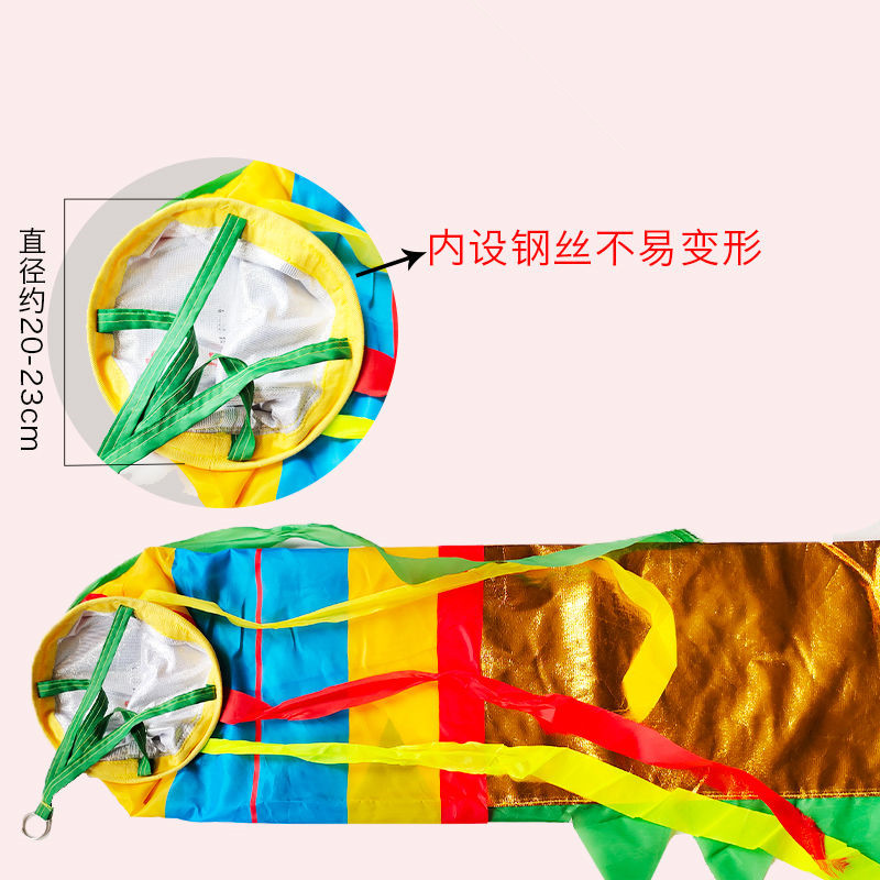 Festival Party Forniture Golden Silver Chinese Fly Dragon Fitness Products Funny Square Dance Performance Props una persona la pratica all'aperto di Capodanno