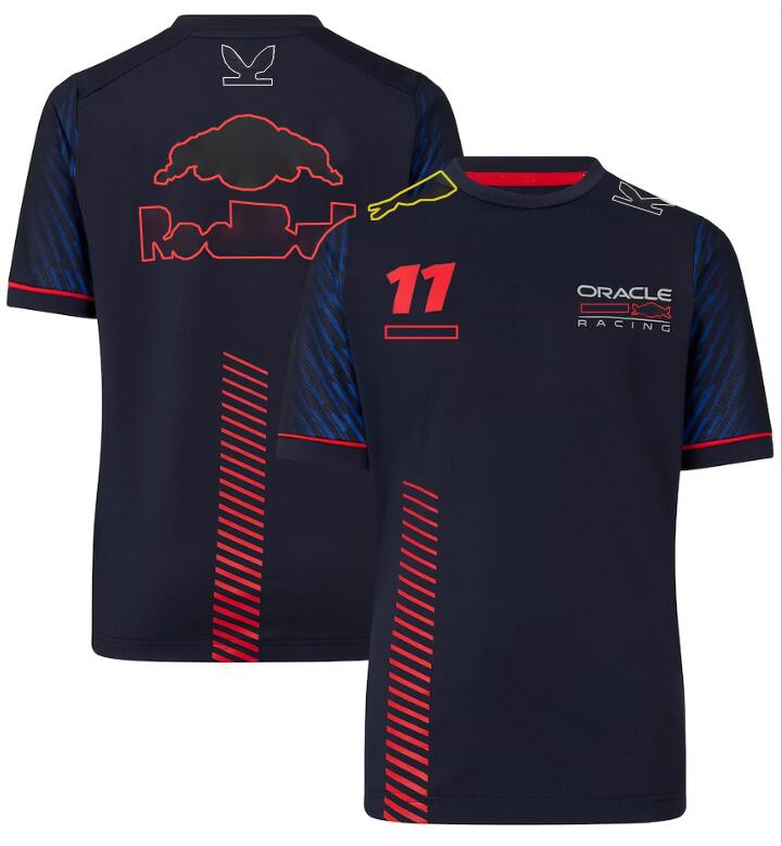 2023 新しい F1 レーシングポロスーツ夏チームラペルシャツ同じスタイルのカスタマイズ