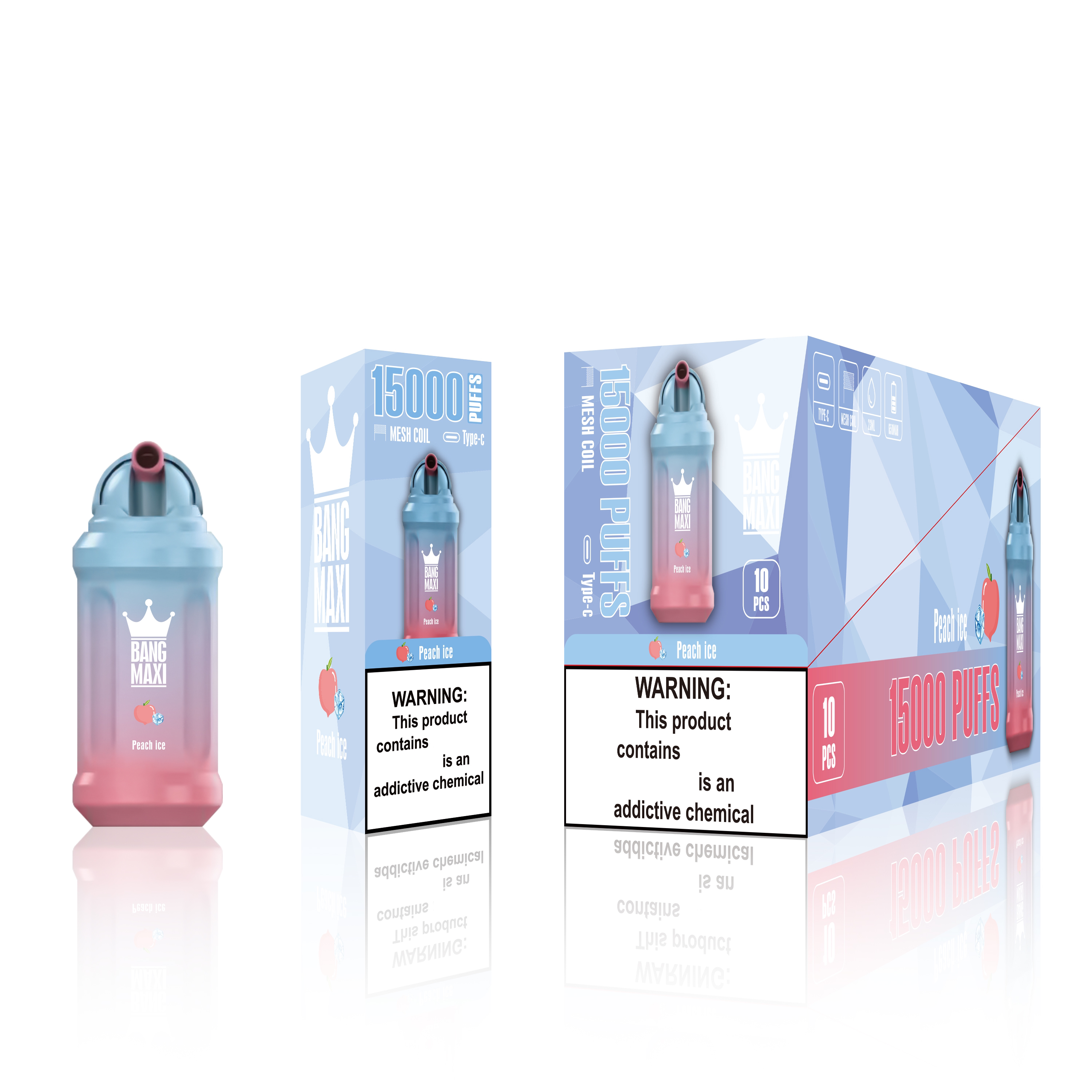 Originale bang king 15000 puff monouso Vape 0% 2% 3% 5% Sigarette elettroniche magazzino locale in stock spedizione gratuita negli Stati Uniti Controllo del flusso d'aria Batteria ricaricabile 650 mAh