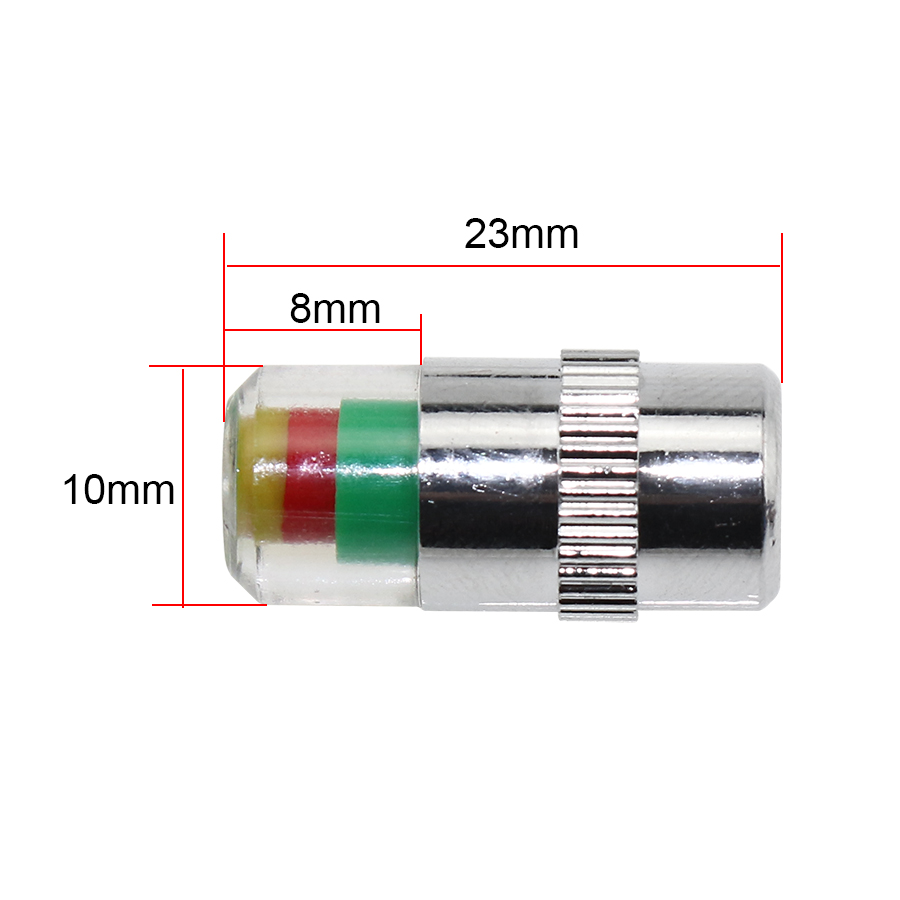 자동 2.0/2.2/2.4 bar 30/32 PSI 자동차 타이어 압력 모니터 압력 게이지 캡 센서 표시기 경보 모니터링 도구 키트 /로트