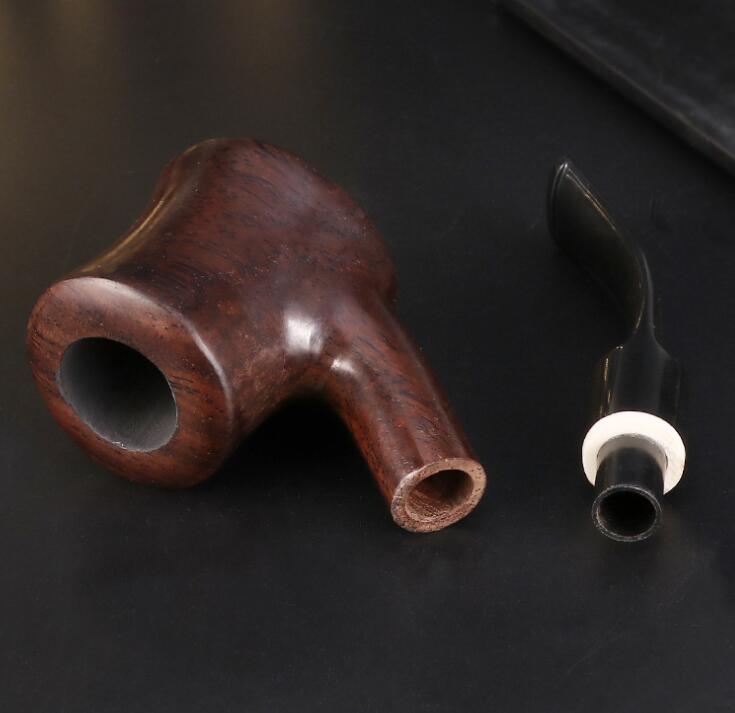 Ultimi strumenti accessori tubi tubi con filtro da 9 mm sigarette da fumo in legno di ebano