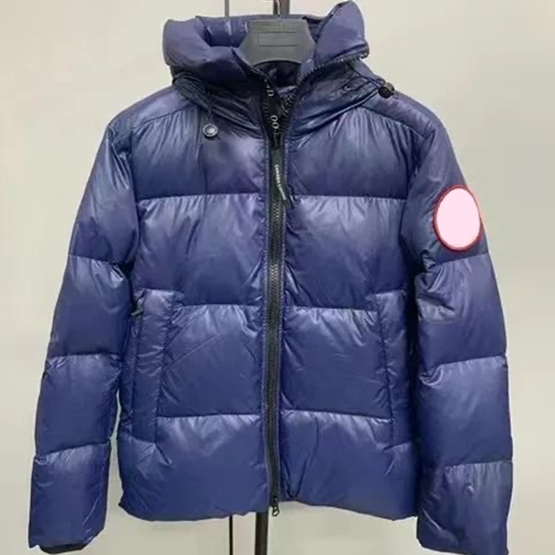 Novo estilo de inverno masculino lazer canadá jaqueta puffer parka pato branco outerwear com capuz manter aquecido jaqueta moda clássico casaco plus size outerwear smlxl2xl