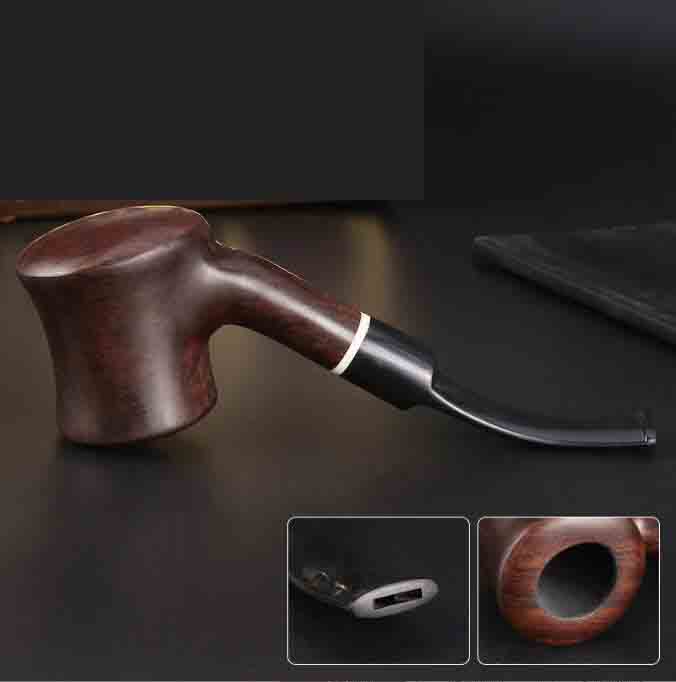 Ultimi strumenti accessori tubi tubi con filtro da 9 mm sigarette da fumo in legno di ebano