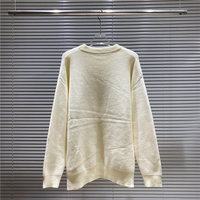 Autumn Winter Sticke tröja Kvinnor Thandduk Broderi Knitwear Designer Warm Sweater 24SS Ny långärmad Pullover Bottoming Shirt