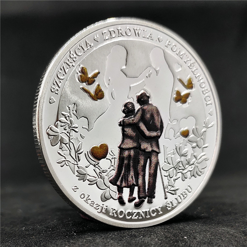 Arts and Crafts Forever Love Foreign Trade commemorative coin