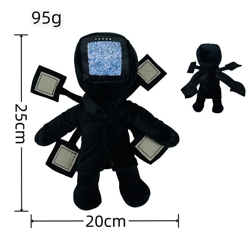 Skibidi Toalettfyllda plyschdockor Toys Collectible Gifts for Kids Fans Anime Game Figure Titan TV Man Cameraman