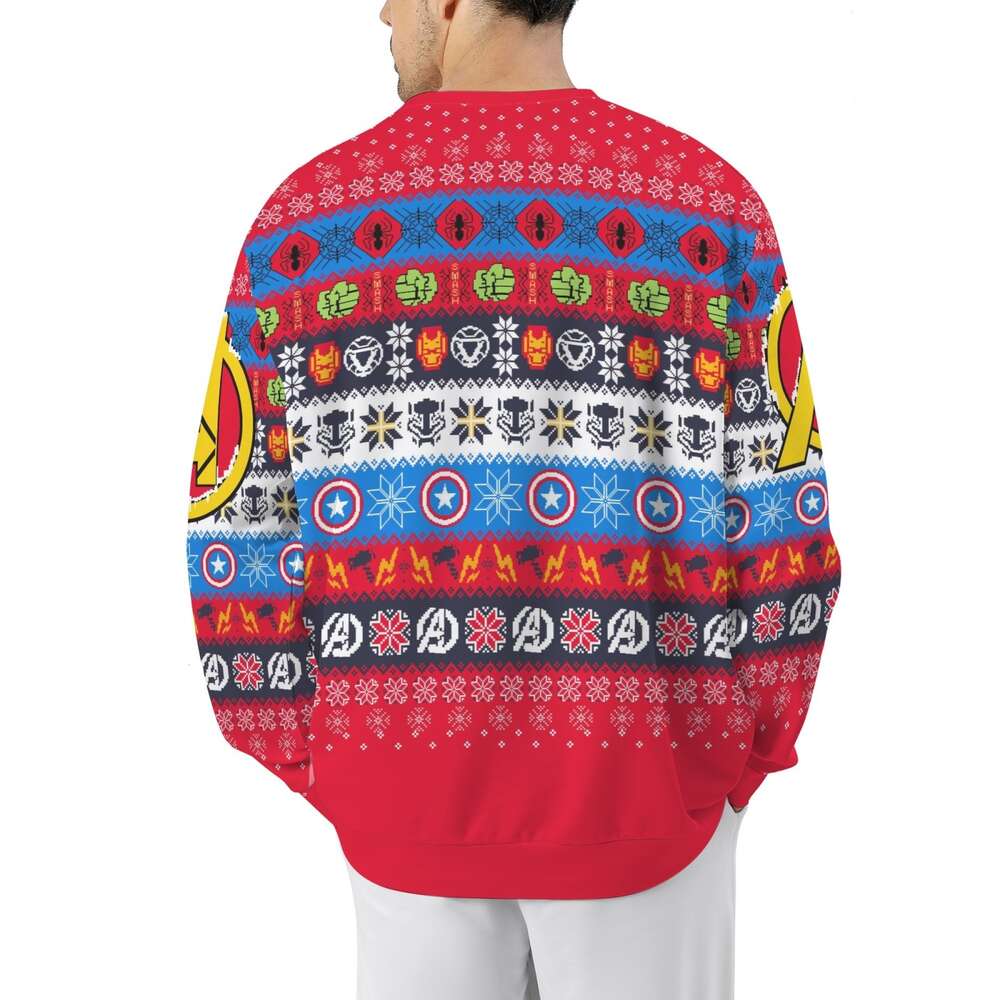 maglione natalizio Autunno / inverno essenziale felpa con cappuccio nuovo prodotto Maglione casual giovani Edizione coreana Camicia in maglia girocollo con filo stampato da uomo