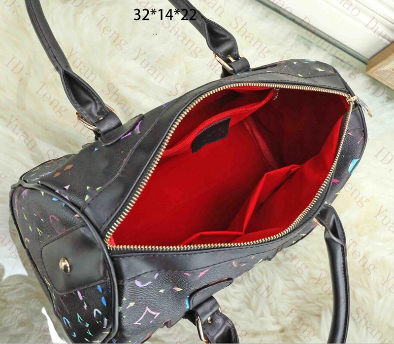 Hot-Sell High-quality designer handbag speedy 32cm pillowcase Leather Fashion women bag Shoulder Bags Lady Totes pillow bag handbags totes purse