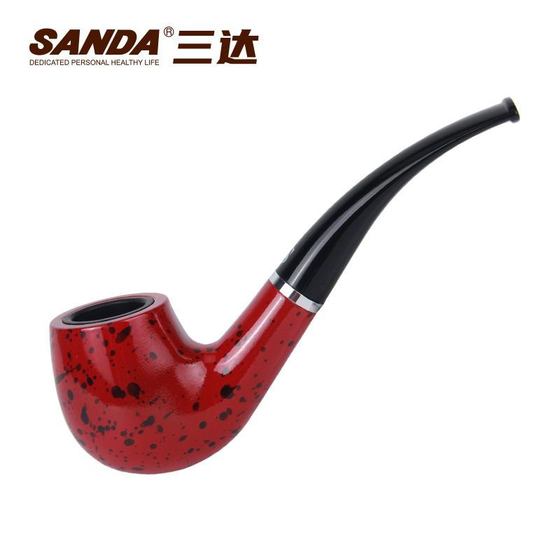 2023 Smoking Pipes SD-109 loop filter gum wood durable large pipe cleaning type with accessories in a colorful box