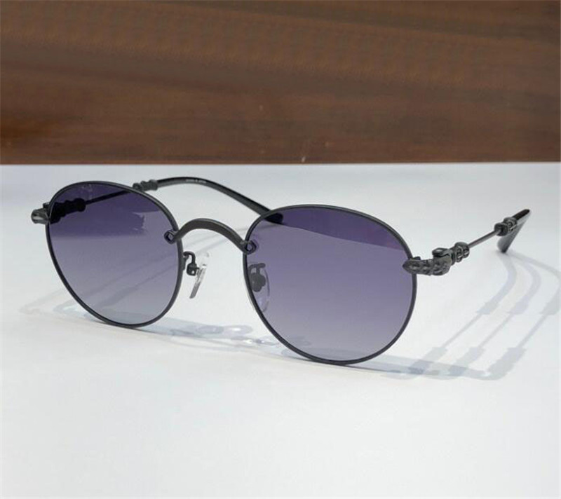 新しいファッションデザインビンテージサングラスババイIIスモールラウンドメタルフレームレトロパンクスタイルハイエンド屋外UV400保護メガネ