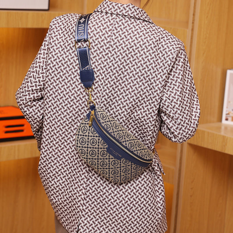 2023 sommer Neue Leinwand frauen Tasche Koreanische Mode Brust Tasche frauen Taille Tasche Vielseitig Schulter Umhängetasche Kleine tasche