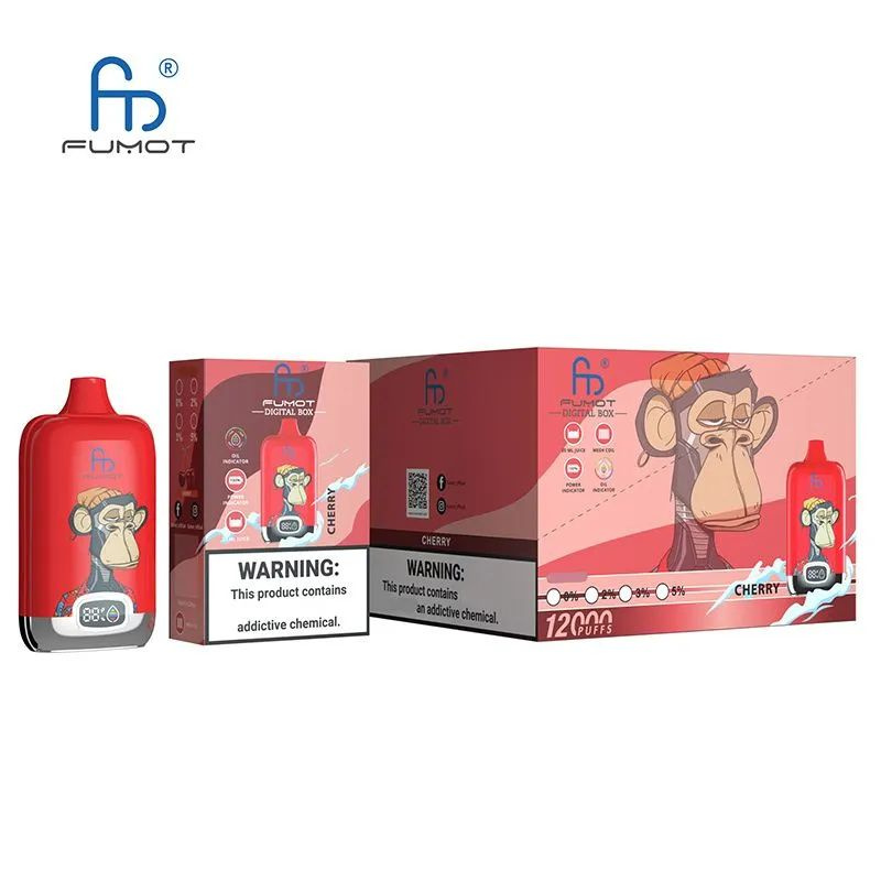 Randm 12000 bouffées boîte numérique originale Randm 12000 avec 20 ml d'e-liquide 16 saveurs 0-5% de sel dispositif de jus électronique vape jetable en gros