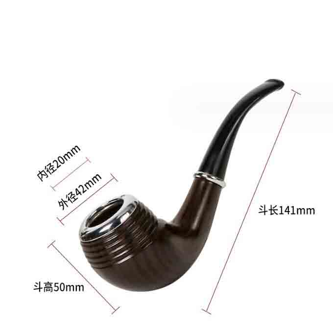 Latest Resin Smoking Pipe Metal Bowl Tobacco Cigarettes Cigar Hand Filter Pipes Holder Pot Accessories Tools