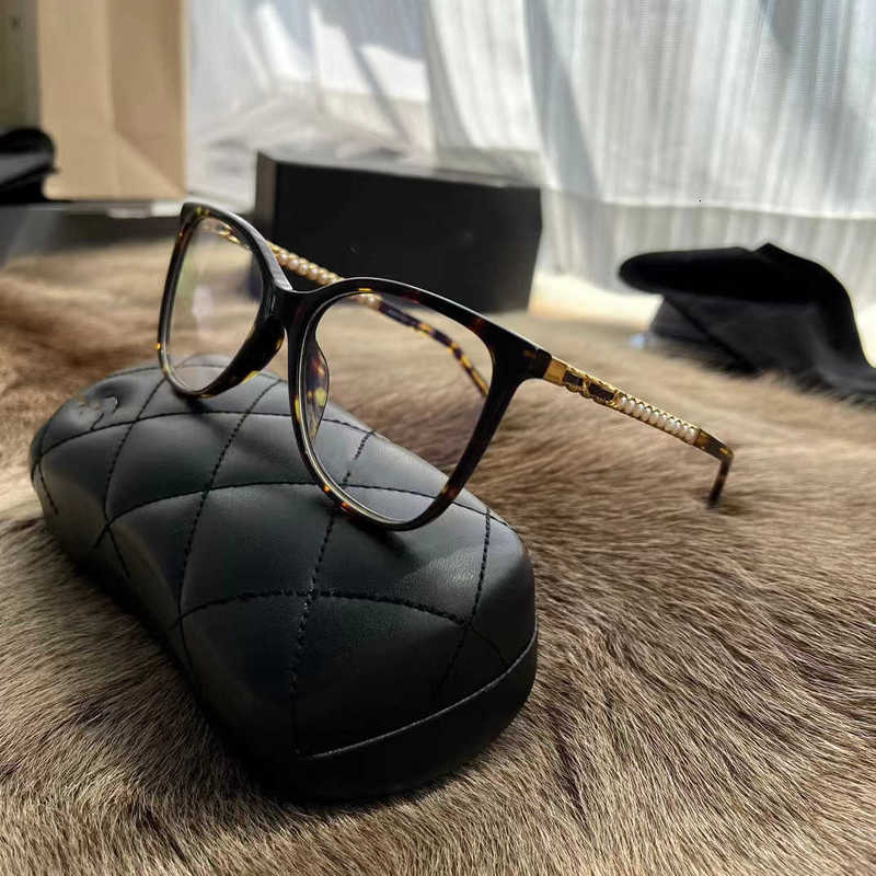 Zonnebrillen Designer Xiaoxiang's bril van hetzelfde type kan worden gecombineerd met ch3441 platte lens met grote frameketting 21QM
