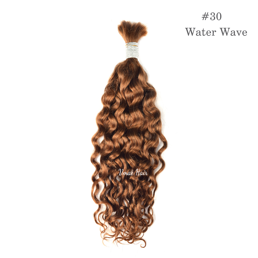 VMAE 100g Blond Brown Color Salon Quality Textured 100% Raw Virgin Loose water deep wave Wavy Curly Curls No Weft Braiding Human Hair Bulk 27 613 30 350 99J