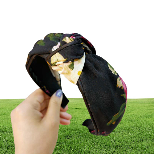 Vintage Headband Flower Knotted Hair Band for Women Fashion INS Korean Girls Hair Accessories Fairy Simple Knot Hairband92003487122994