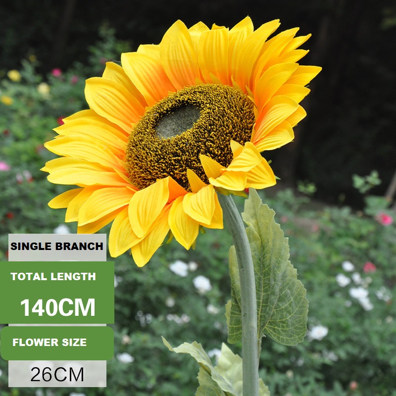 Fleurs artificielles tournesol décoratif pour la maison, pour les décorations de mariage