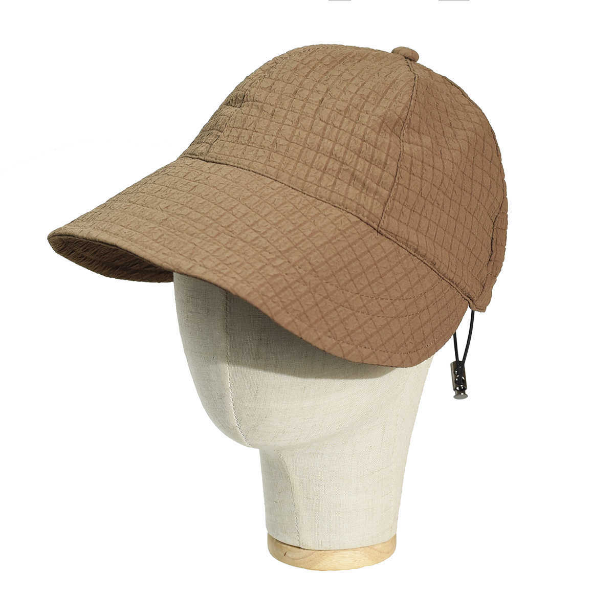 キャップ帽子折りたたむ可能な広い縁の太陽の帽子ドローストリング男性用の調整可能キャップ
