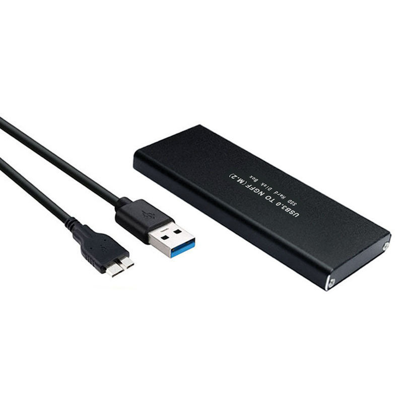 M2 SATA HDD 인클로저 USB 3.0 ~ NGFF M.2 SSD 하드 디스크 박스 어댑터 외부 인클로저 케이스