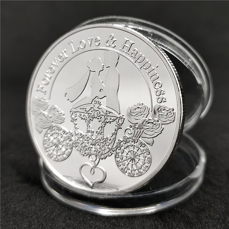 Arts and Crafts Forever Love Foreign Trade commemorative coin