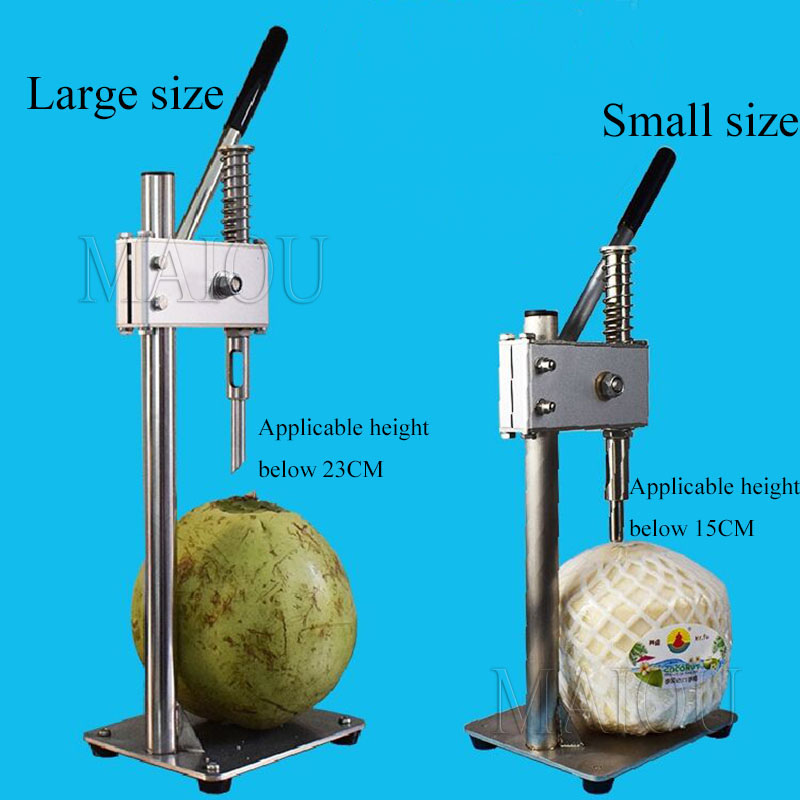 Tedere kokosnootdriller en opener Coconut Puncher Young Coconut Peeling Machine