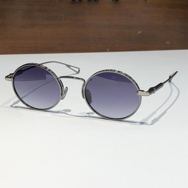 Sıcak Moda Yuvarlak Chr Tasarımcı Kadınlar ve Erkekler İçin Güneş Gözlüğü Erkek Metal Serin 8178 Logo Çerçeveleri ile Stil Anti-Ultraviyole Retro Gözlükler UV400 Orijinal Kılıf