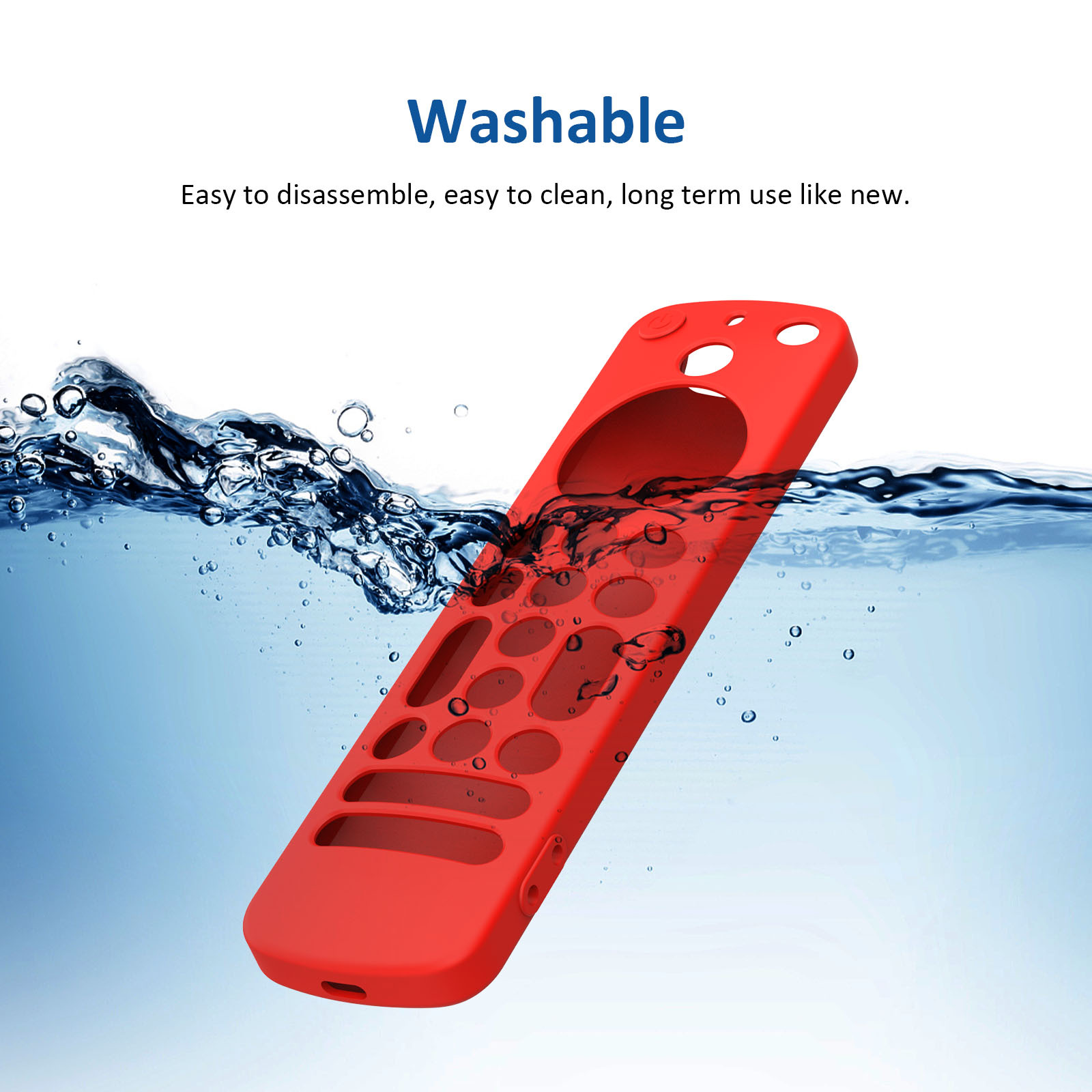 For Amazon Alexa Voice Remote Pro Remote Control Protective Case with Anti Drop Silicone Case