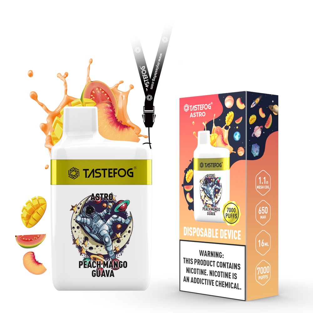 Mesh Coil Jetable Vape Puff 7000 Tastefog Astro Vente en gros I Vape avec 10 saveurs