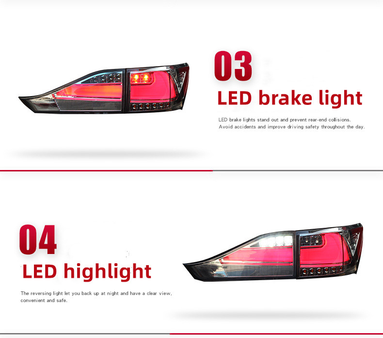 Estilo do carro lanterna traseira traseira para lexus ct200 2011-20 17 led lâmpada traseira led sinal drl freio reverso luzes traseiras