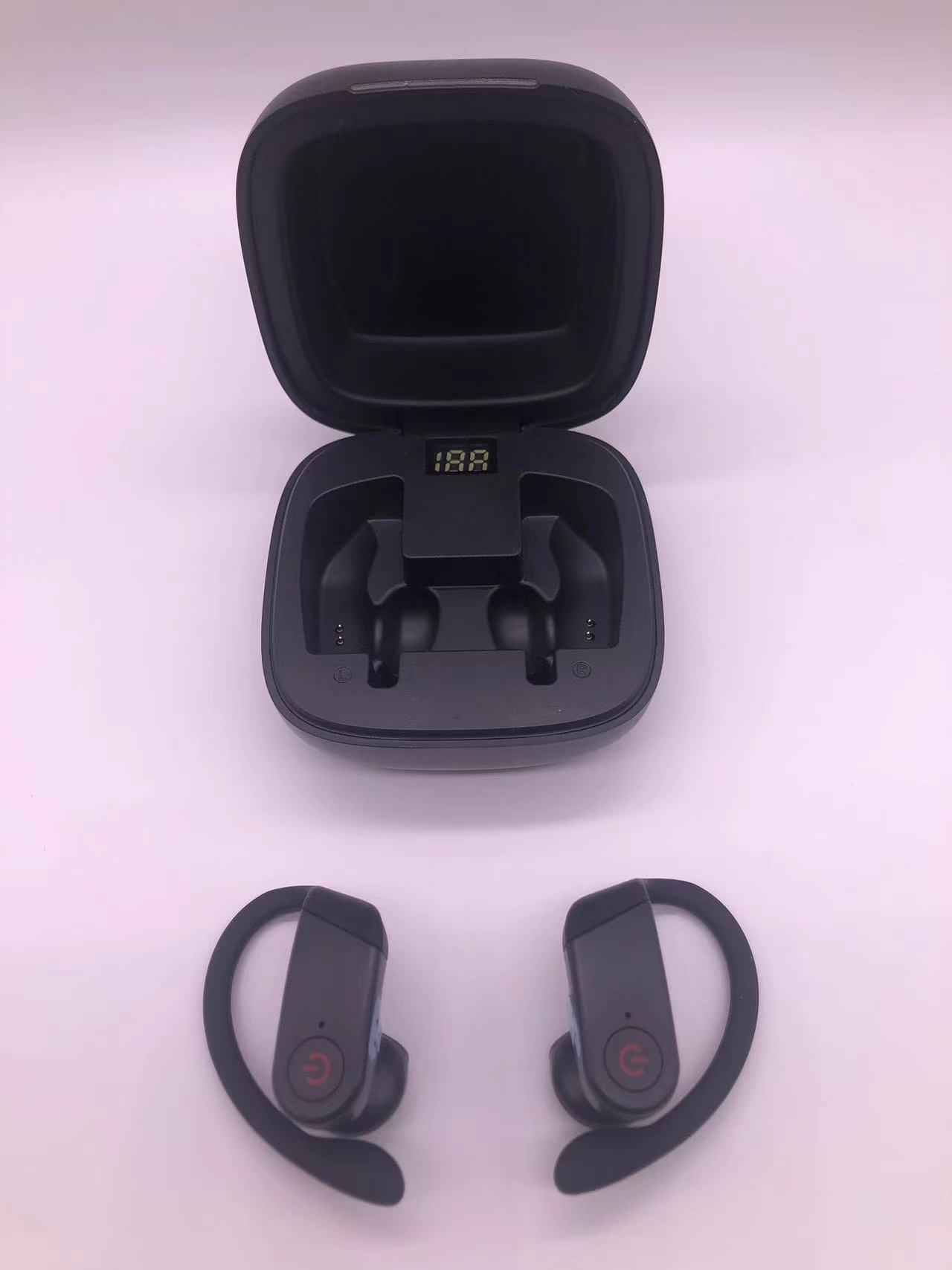 B10 True Wireless Ear Hook Bluetooth 5.0 Earhooks TWS Wireless Earuds Headset LED Power Dislaye