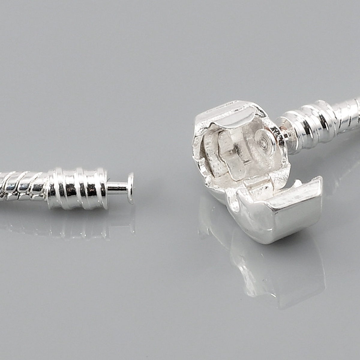 10 Teile/lose Mode Schlangenkette Antik Silber Charm Armbänder Fit Europäischen Perlen DIY Zubehör