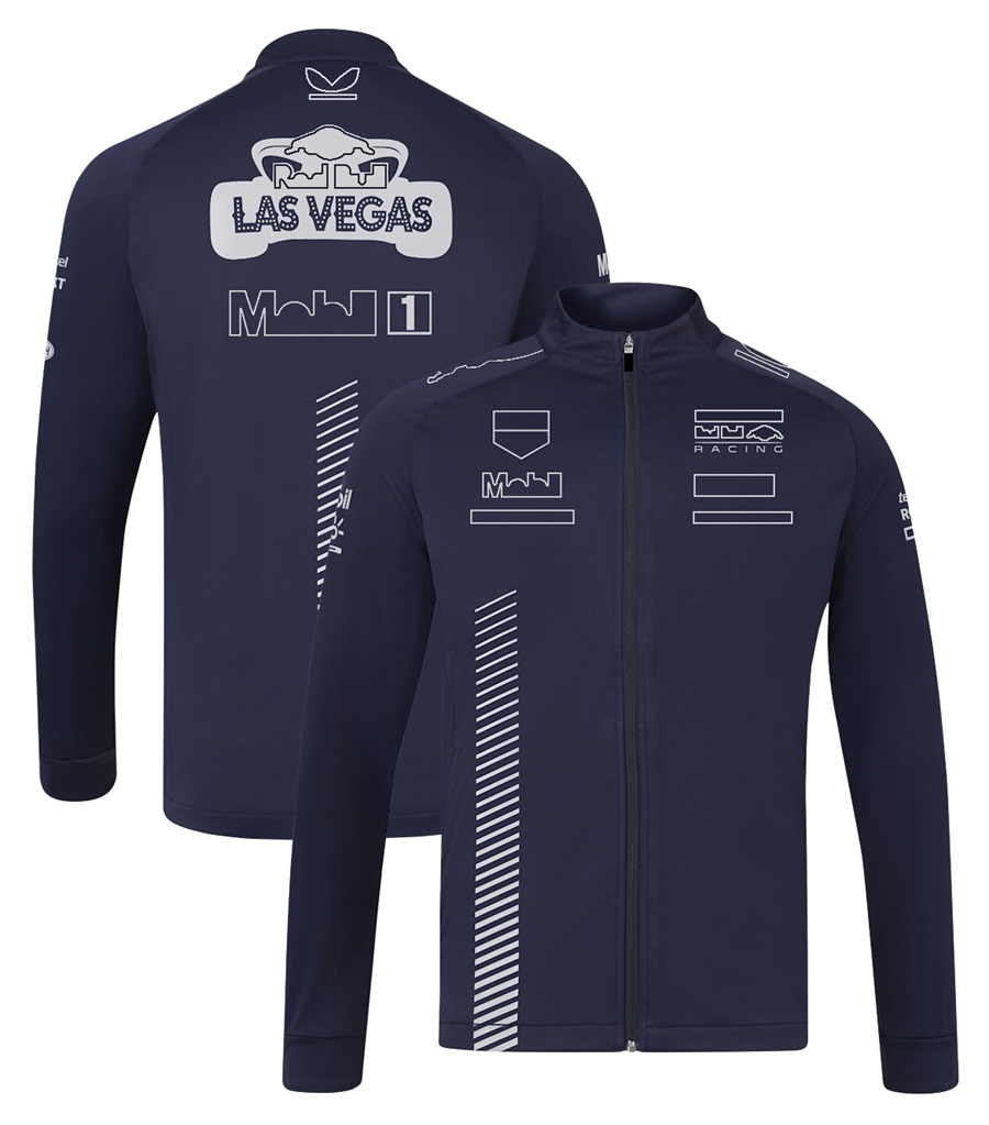 2023 F1 Site Officiel Sweat à capuche Formule 1 Racing Team Hommes Sweat à capuche Nouvelle saison Pilote Sweat à capuche zippé Veste de sport de plein air