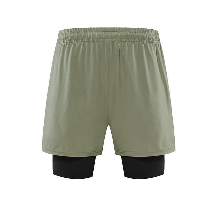 lu Short de sport pour hommes Jogger pour la randonnée à vélo avec doublure intérieure Entraînement décontracté Gym Short 3 couleurs Pantalon Taille M-3XL Respirant R262