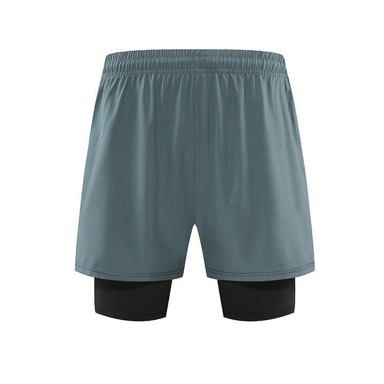 lu Short de sport pour hommes Jogger pour la randonnée à vélo avec doublure intérieure Entraînement décontracté Gym Short 3 couleurs Pantalon Taille M-3XL Respirant R262