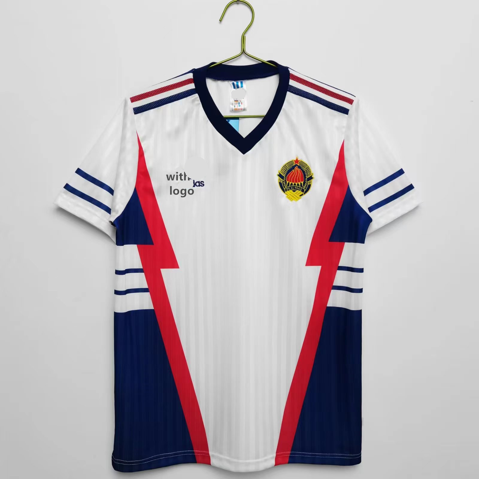 1990 Sezon Vintage Retro Seriesyugoslavya Away Vintage T-Shirt Cannavaro Bellingham Erkekler Klasik Versiyon Futbol Formaları Futbol Tees Atletik Giyim Hayranları Tops