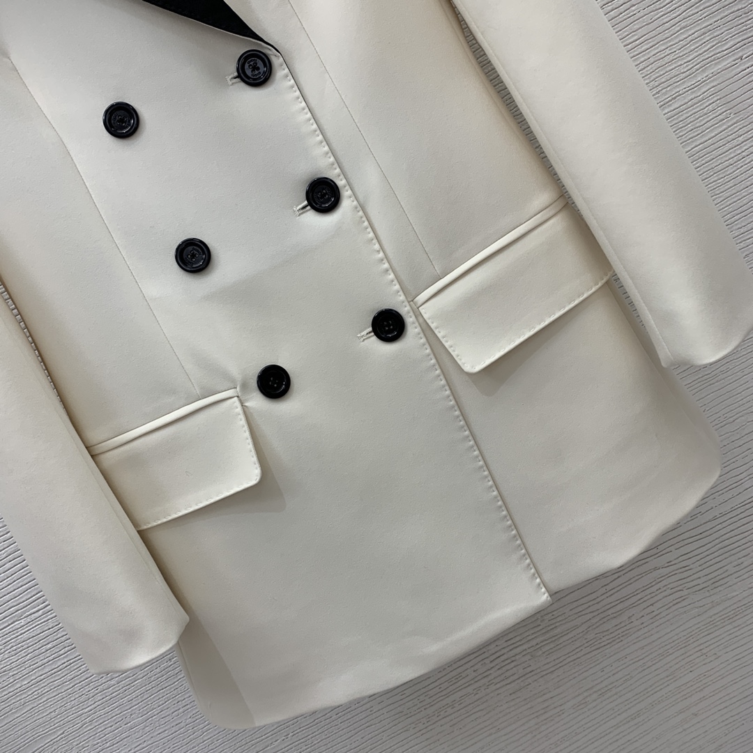 1028 XL 2023 Milan Runway Coat Autumn Märke samma stil Coat Crew Neck Rink Högkvalitativ långärmad kvinnor Kläder Fashion Weinig23042957