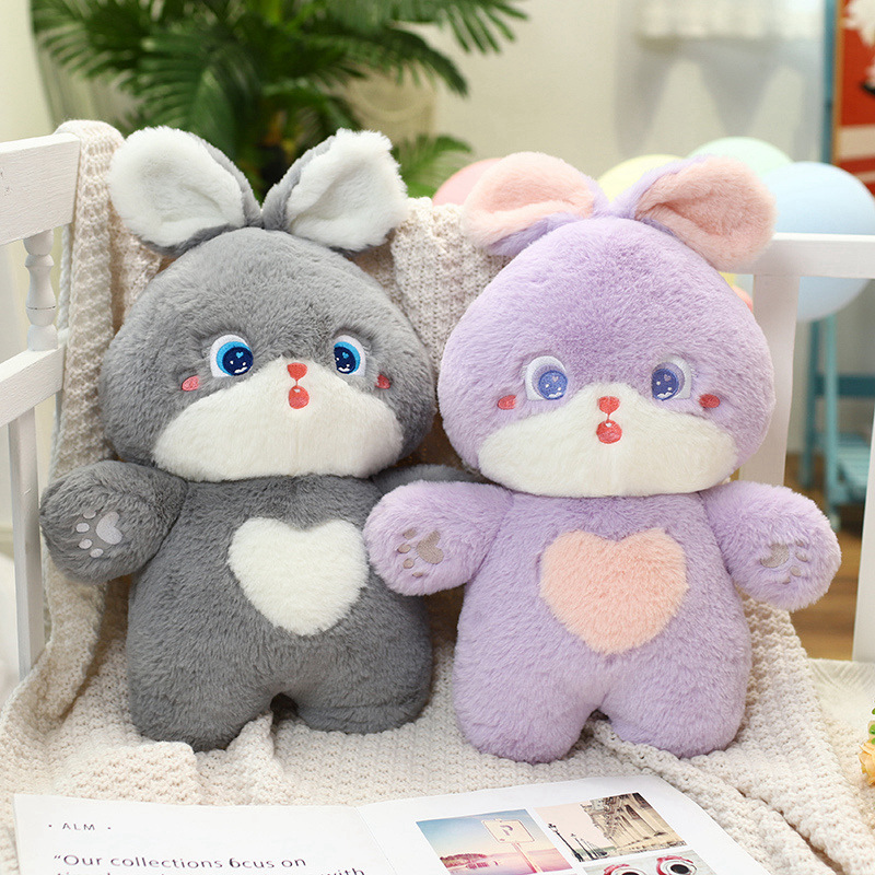 23/40 cm Super Cute Plysch Rabbit Dolls Lovely Bunny Anime Plushie Toys Stuffed Soft Animal Pillow Girls Kawaii Birthday Present