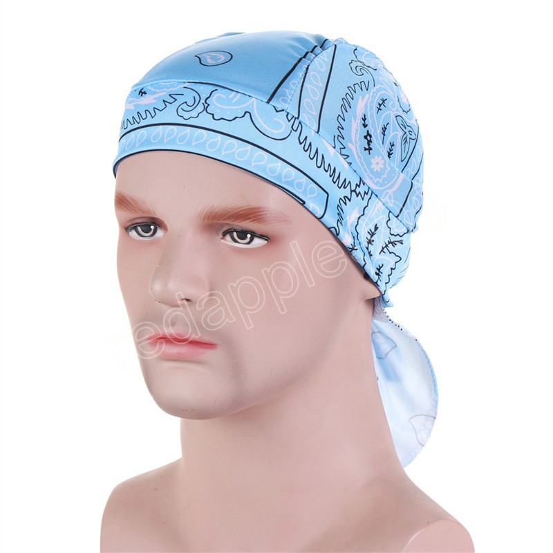 Unisex Männer Drucken Frauen Bandana Kopfbedeckung Piratenkappe Wickelhüte Stirnband Du-Rag Radfahren Fahrrad Turban Outdoor Mützen Skullies