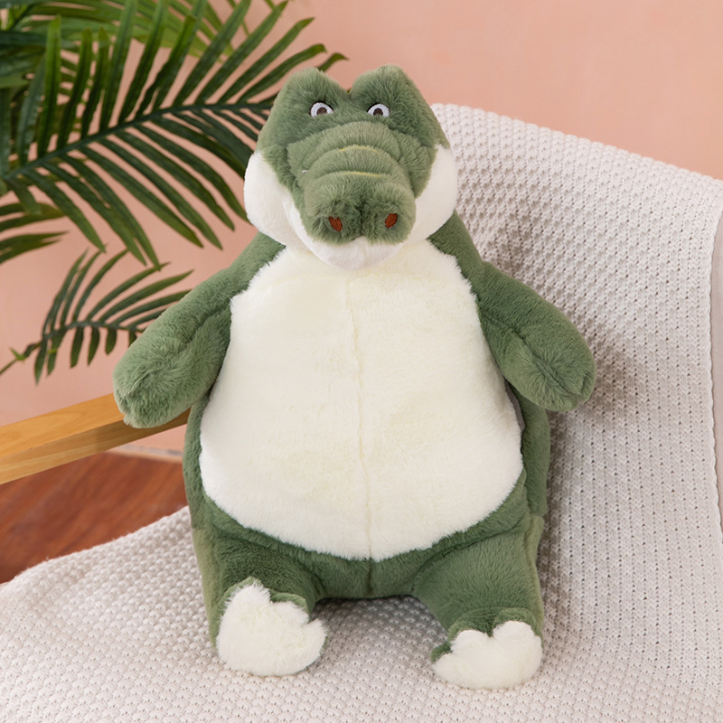 Mains chaudes couverture dinosaure jouets en peluche mains chaudes dessin animé Crocodile canard renard sommeil oreiller jambes de serrage