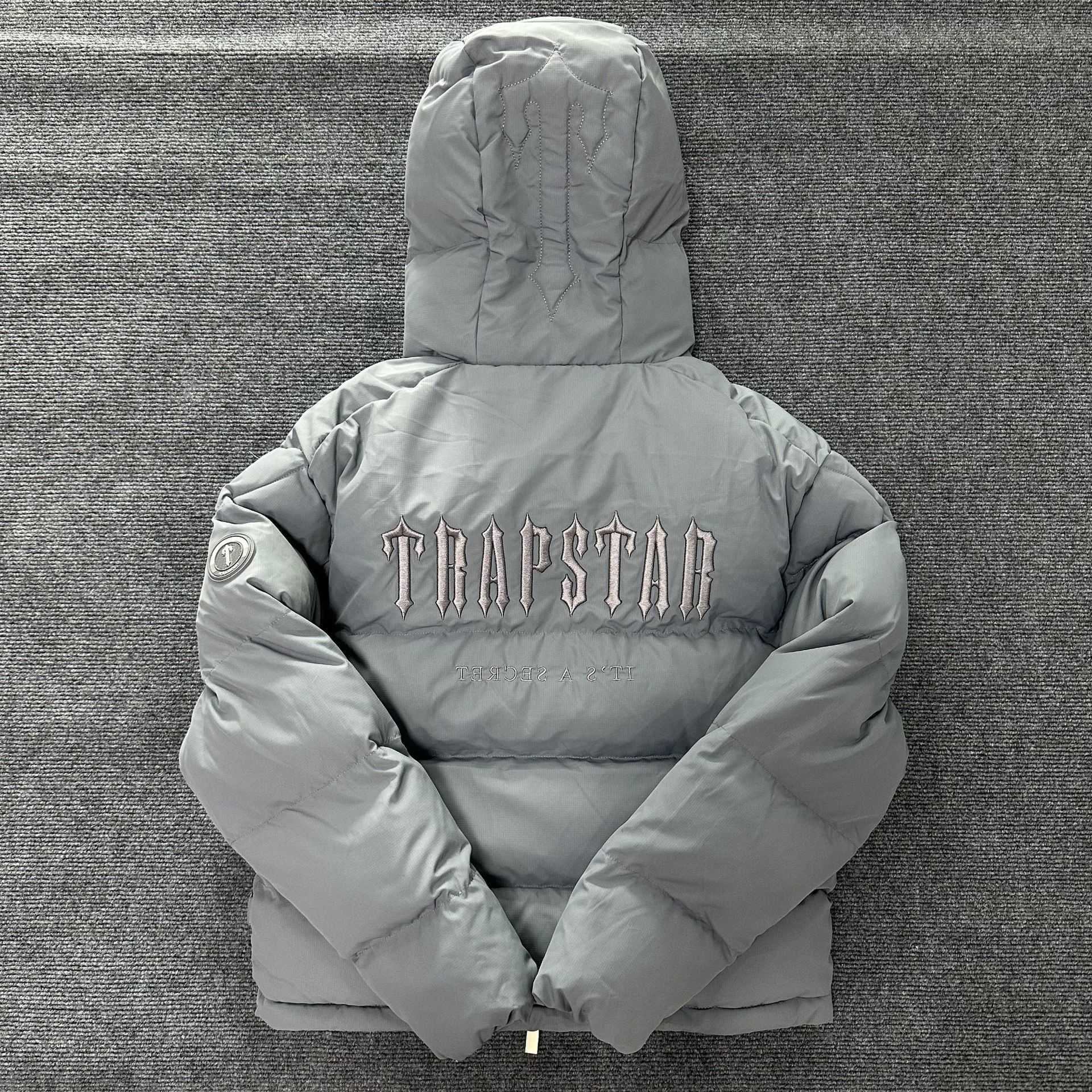 7ddi 2023 New Men's and Women's Down Jackets London Coat Explosions Tide Brand Hooded Grey Winter Cotton Coat Thick Jacket Coat American High Street Trendy Warm Coat