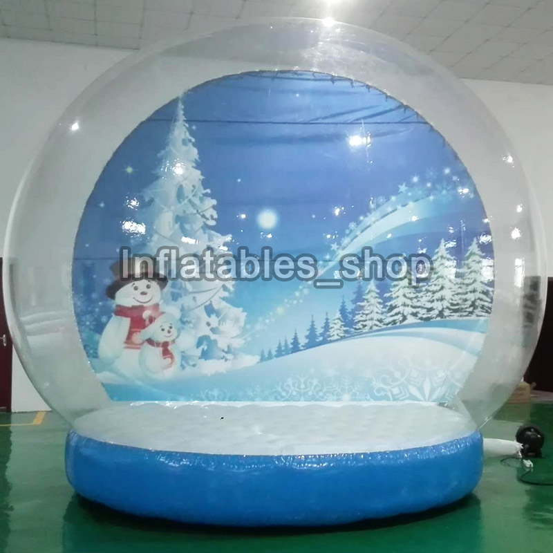 Christmas Inflatable Snow Globe Photo Booth Human Size 2M,3M,4M Seasonal Outdoor/ Indoor For Show Display Decoration Advertising Yard