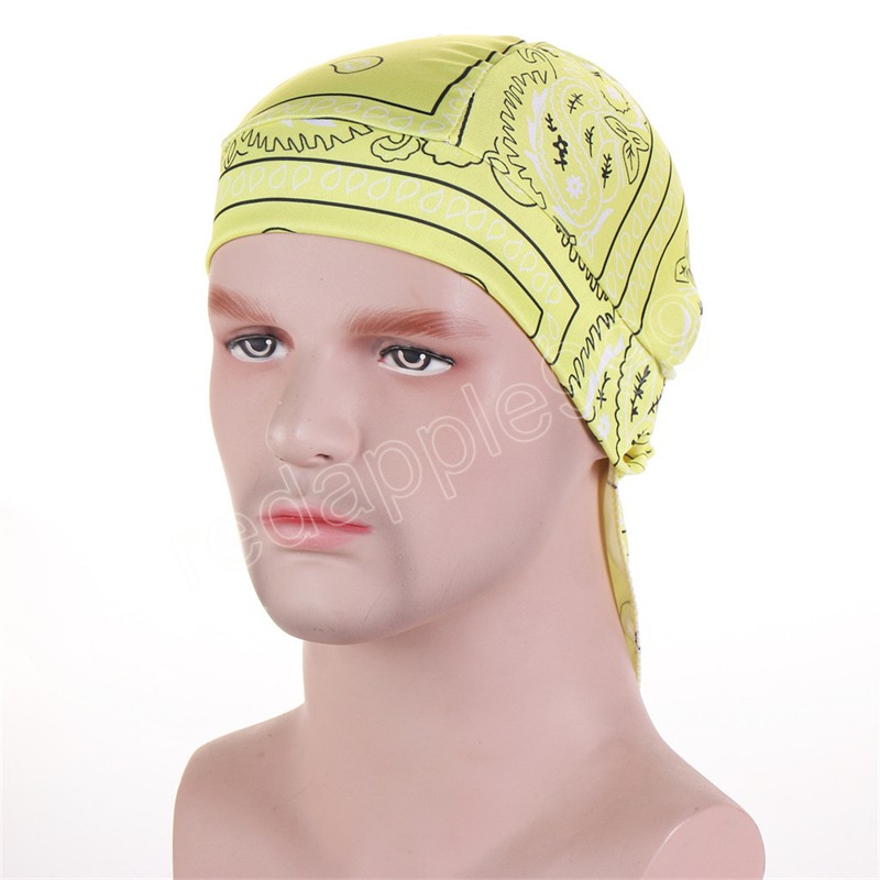 Unisex Männer Drucken Frauen Bandana Kopfbedeckung Piratenkappe Wickelhüte Stirnband Du-Rag Radfahren Fahrrad Turban Outdoor Mützen Skullies