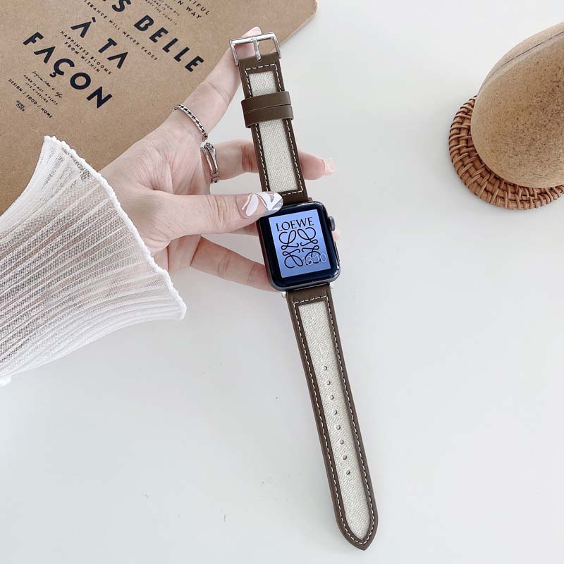 Designer Strap Watchbands Watch Band 42mm 38mm 40mm 44mm 41mm 45mm iwatch 2 3 4 5 6 bands Leather Strap Bracelet Fashion Stripes watchband dsdgw