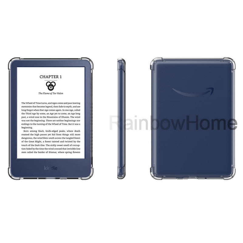 تغطية خلفية واضحة لليئة حالة واقية من Amazon Kindle Fire HD8 HD10 Paperwhite 3 5 OASIS Scribe Fire7 Tablet PC مع Probble Airs Protect